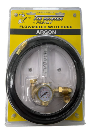 PROFAX Economic Argon Flowmeter w/ Gas Hose Kit - RF1430-580-KIT